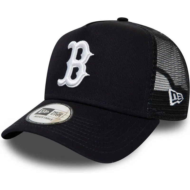 czapki-curva-granatowy-snapback-league-essential-a-frame-boston-red-sox-mlb-new-era