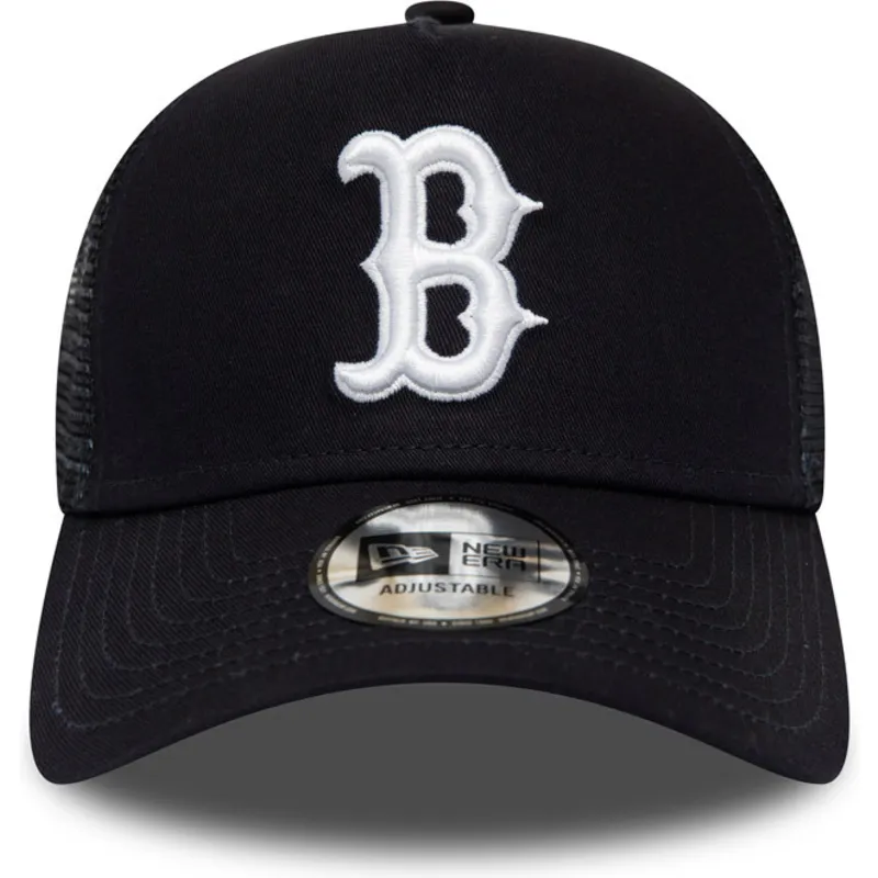 czapki-curva-granatowy-snapback-league-essential-a-frame-boston-red-sox-mlb-new-era