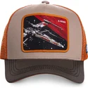 czapki-curva-szary-snapback-x-wing-starfighter-star-wars-capslab