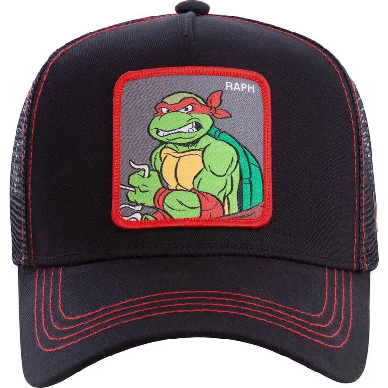 czapki-curva-czarny-snapback-raphael-zolwie-ninja-capslab