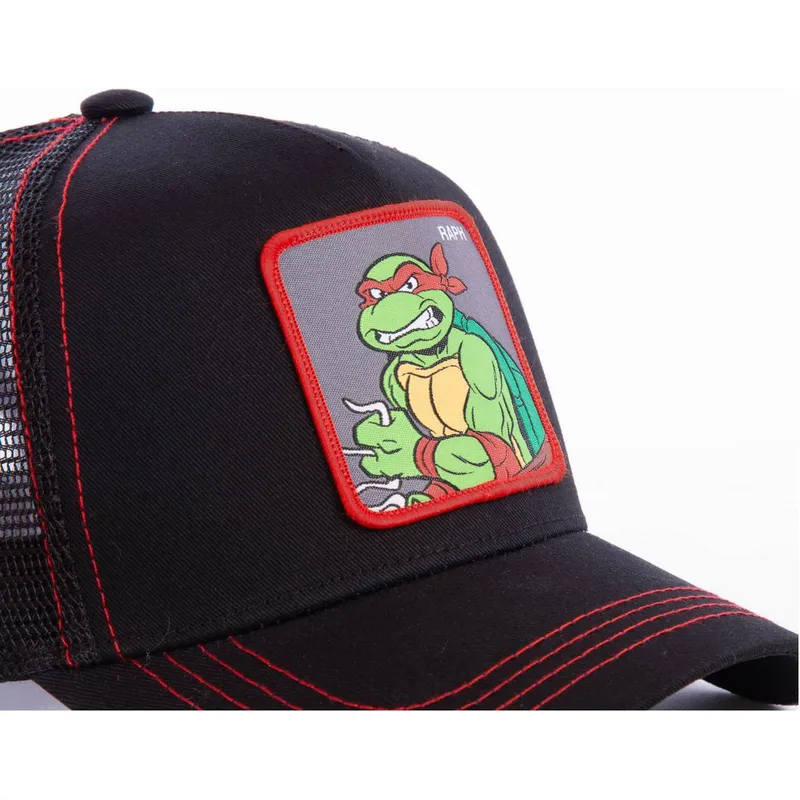 czapki-curva-czarny-snapback-raphael-zolwie-ninja-capslab