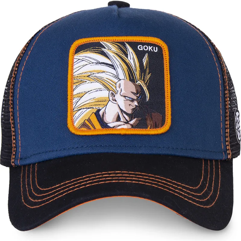 czapki-curva-granatowy-snapback-son-goku-dragon-ball-capslab