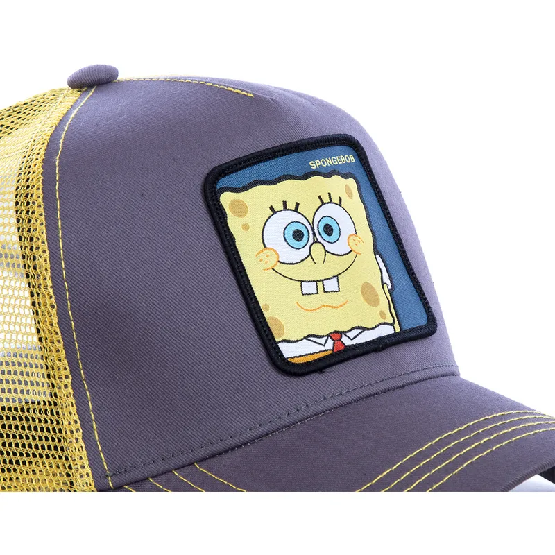 czapki-curva-szary-snapback-spongebob-spongebob-capslab czapki-curva-szary-snapback-spongebob-spongebob-capslab