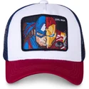 czapki-curva-bialy-snapback-kapitan-ameryka-i-iron-man-marvel-comics-capslab