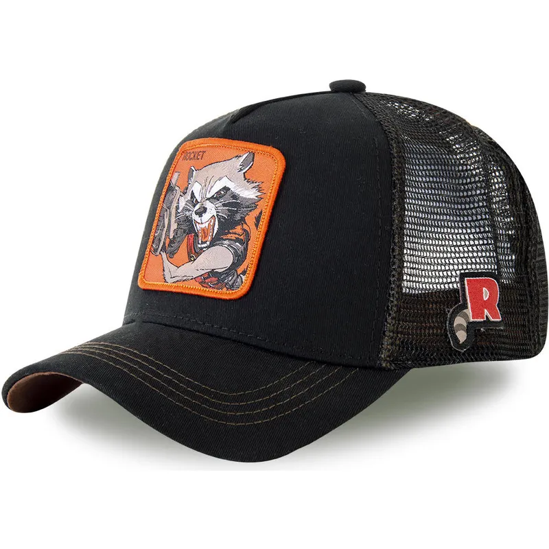 czapki-curva-czarny-snapback-rocket-raccoon-marvel-comics-capslab