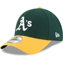czapka-z-daszkiem-zielono-zolta-regulowana-9forty-the-league-oakland-athletics-mlb-new-era