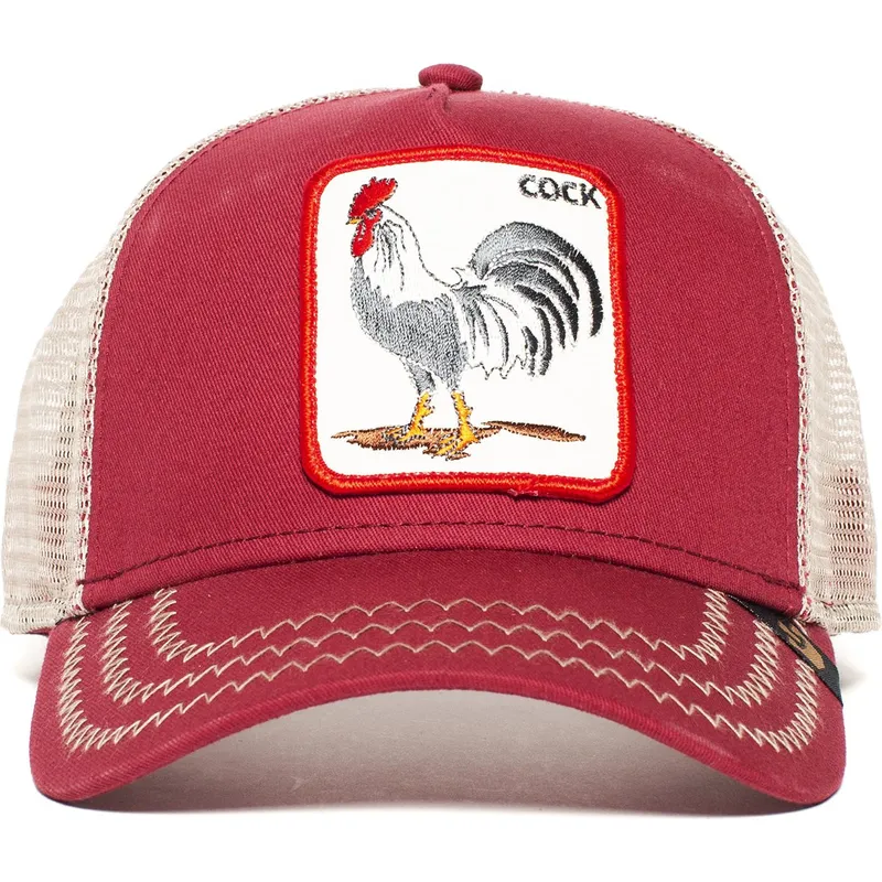 czapki-curva-czerwony-snapback-the-farm-de-goorin-bros