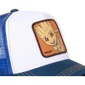 czapki-curva-bialy-snapback-groot-marvel-comics-capslab