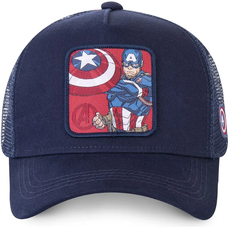 czapki-curva-granatowy-snapback-kapitan-ameryka-marvel-comics-capslab czapki-curva-granatowy-snapback-kapitan-ameryka-marvel-comics-capslab