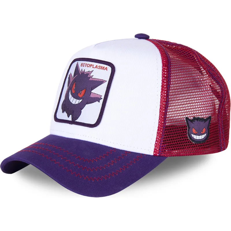czapki-curva-bialy-snapback-gengar-pokemon-capslab czapki-curva-bialy-snapback-gengar-pokemon-capslab
