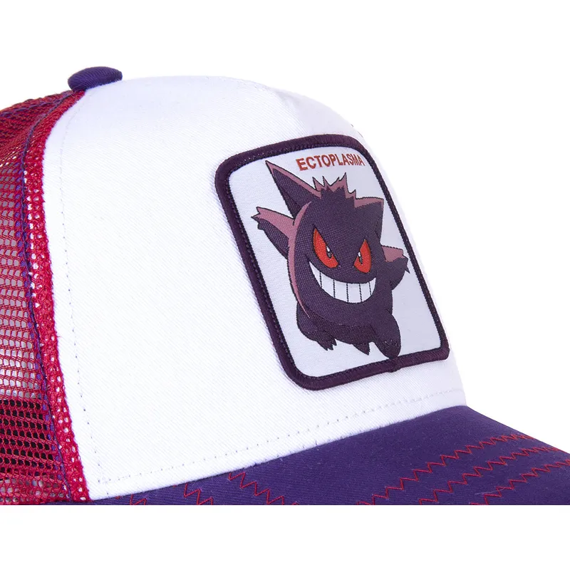czapki-curva-bialy-snapback-gengar-pokemon-capslab czapki-curva-bialy-snapback-gengar-pokemon-capslab
