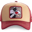 czapki-curva-pomaranczowy-snapback-silvestre-looney-tunes-capslab