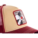 czapki-curva-pomaranczowy-snapback-silvestre-looney-tunes-capslab