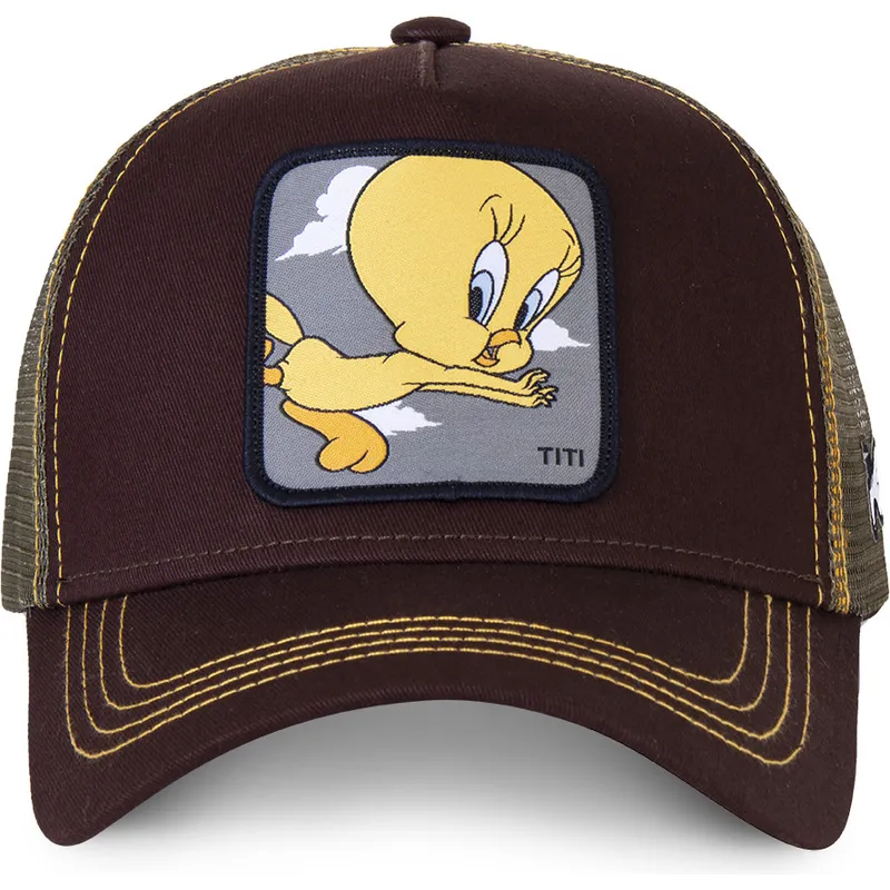 czapki-curva-brazowy-snapback-tweety-looney-tunes-capslab czapki-curva-brazowy-snapback-tweety-looney-tunes-capslab