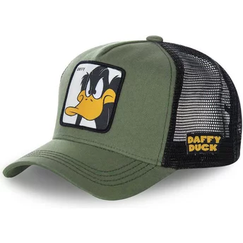 Czapka trucker zielona Kaczor Daffy DAF2 Looney Tunes Capslab