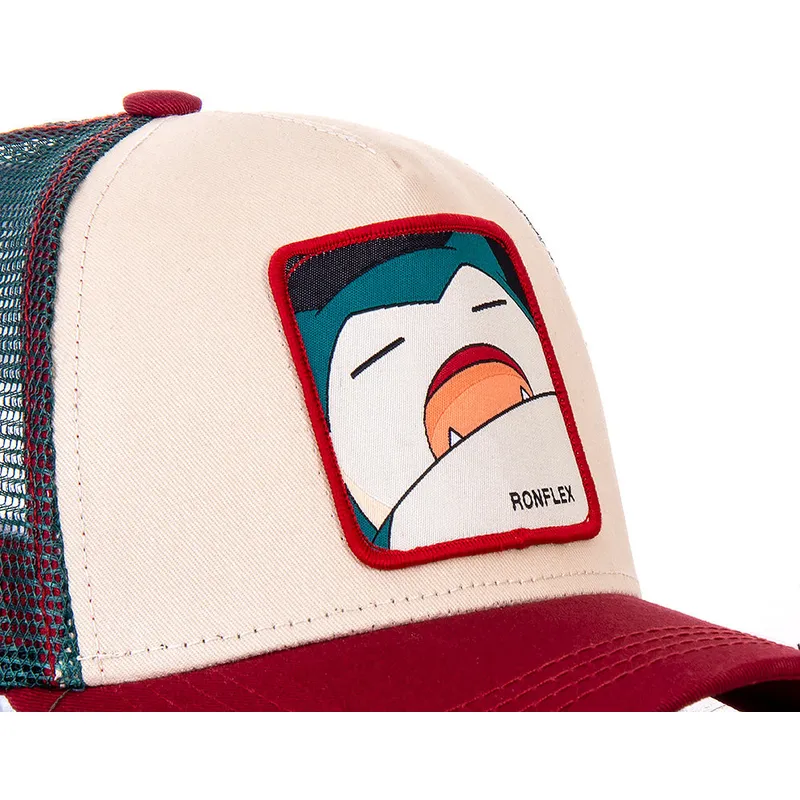 czapki-curva-bezowy-snapback-snorlax-pokemon-capslab czapki-curva-bezowy-snapback-snorlax-pokemon-capslab