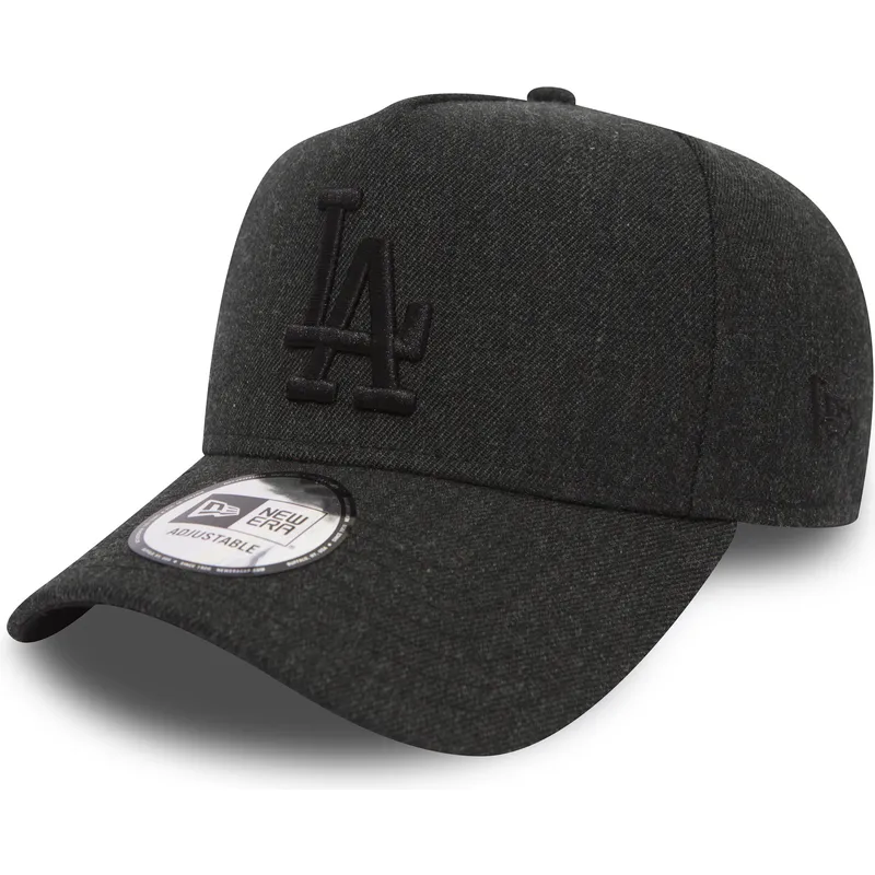 czarna-zakrzywiona-czapka-regulowana-z-czarnym-logo-9forty-seasonal-heather-a-frame-los-angeles-dodgers-mlb-firmy-new-era