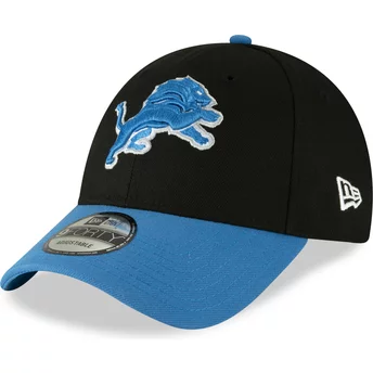 Wyginięta czapka czarna z regulacją 9FORTY The League Detroit Lions NFL New Era