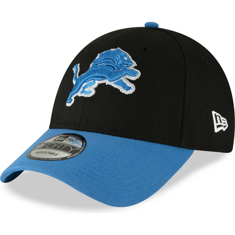 czapki-curva-czarny-tasma-regulowana-9forty-the-league-detroit-lions-nfl-new-era