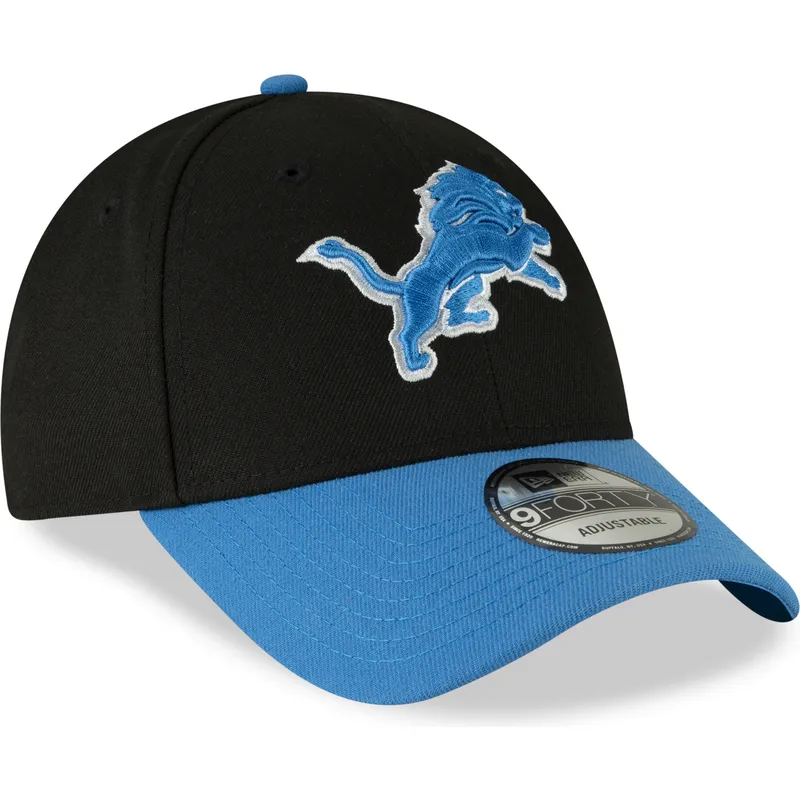 czapki-curva-czarny-tasma-regulowana-9forty-the-league-detroit-lions-nfl-new-era