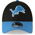 czapki-curva-czarny-tasma-regulowana-9forty-the-league-detroit-lions-nfl-new-era