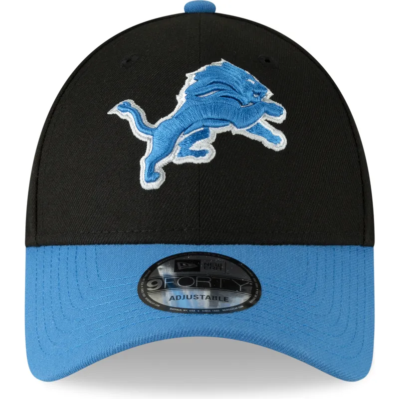 czapki-curva-czarny-tasma-regulowana-9forty-the-league-detroit-lions-nfl-new-era