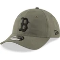 czapki-curva-zielony-tasma-regulowana-9twenty-nylon-packable-boston-red-sox-mlb-new-era