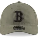 czapki-curva-zielony-tasma-regulowana-9twenty-nylon-packable-boston-red-sox-mlb-new-era