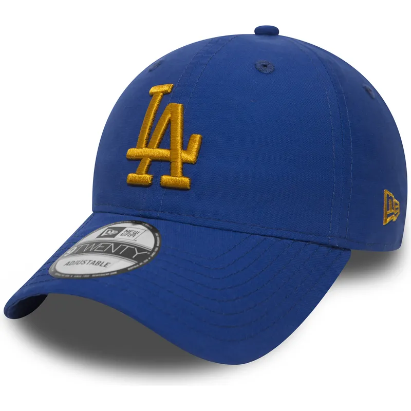 czapki-curva-niebieski-tasma-regulowana-dorado-9twenty-nylon-packable-los-angeles-dodgers-mlb-new-era