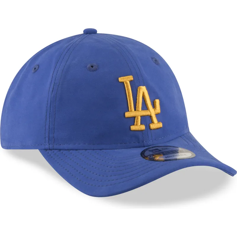 czapki-curva-niebieski-tasma-regulowana-dorado-9twenty-nylon-packable-los-angeles-dodgers-mlb-new-era
