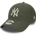czapki-curva-zielony-tasma-regulowana-9twenty-nylon-packable-new-york-yankees-mlb-new-era
