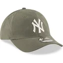 czapki-curva-zielony-tasma-regulowana-9twenty-nylon-packable-new-york-yankees-mlb-new-era