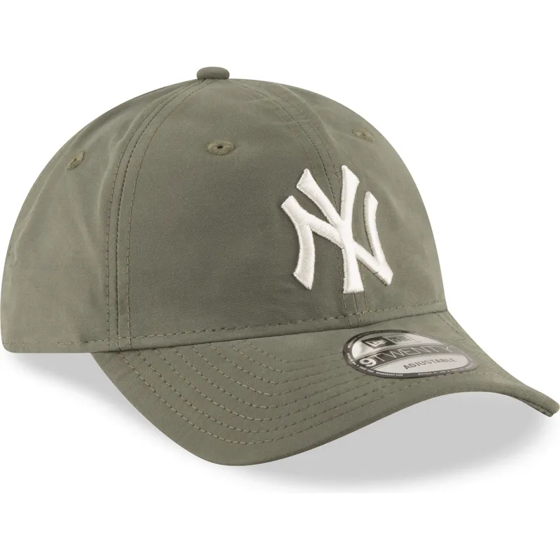czapki-curva-zielony-tasma-regulowana-9twenty-nylon-packable-new-york-yankees-mlb-new-era