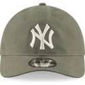 czapki-curva-zielony-tasma-regulowana-9twenty-nylon-packable-new-york-yankees-mlb-new-era