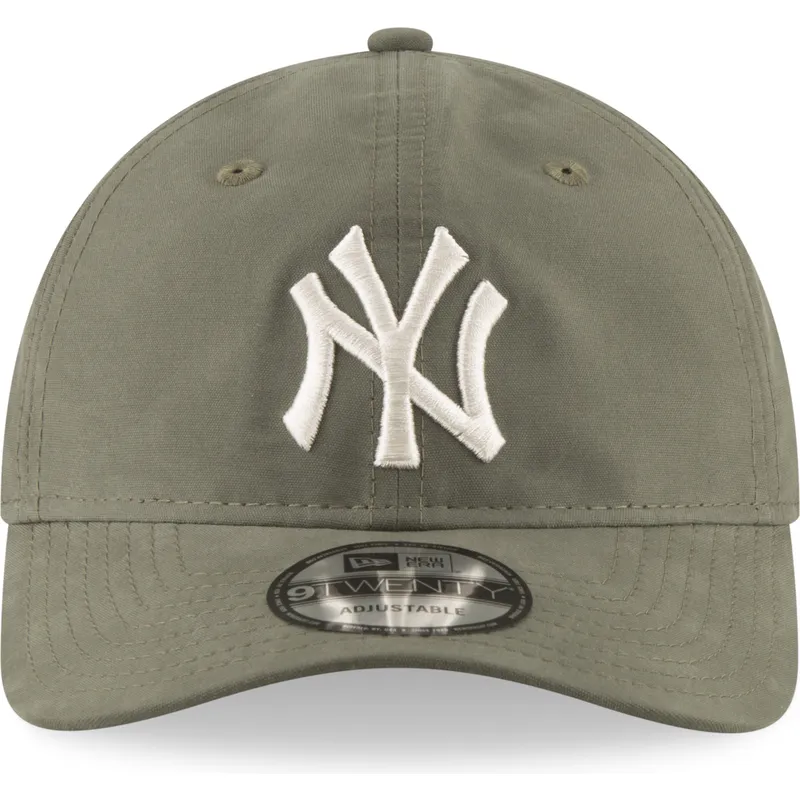 czapki-curva-zielony-tasma-regulowana-9twenty-nylon-packable-new-york-yankees-mlb-new-era