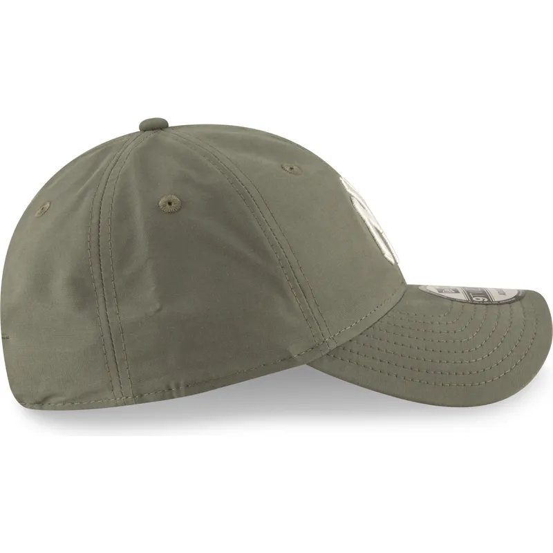czapki-curva-zielony-tasma-regulowana-9twenty-nylon-packable-new-york-yankees-mlb-new-era