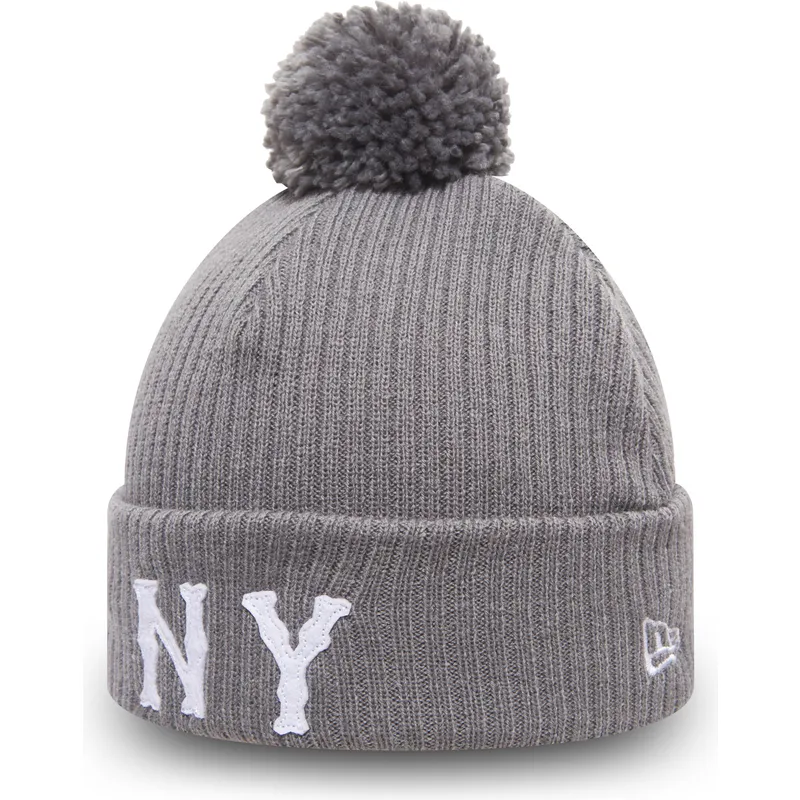 czapki-pompon-szary-cuff-knit-lightweight-felt-bobble-new-york-highlanders-mlb-new-era czapki-pompon-szary-cuff-knit-lightweight-felt-bobble-new-york-highlanders-mlb-new-era