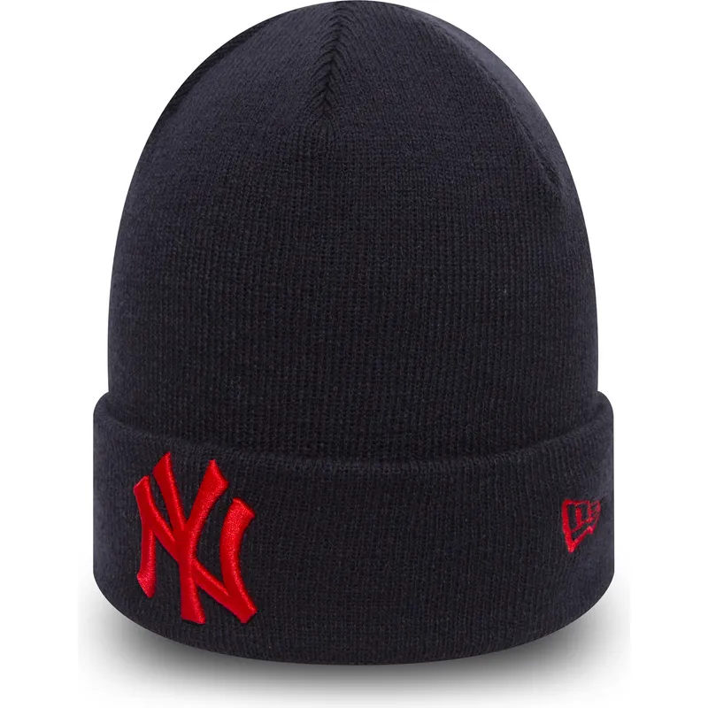 czapki-granatowy-cuff-knit-league-essential-new-york-yankees-mlb-new-era