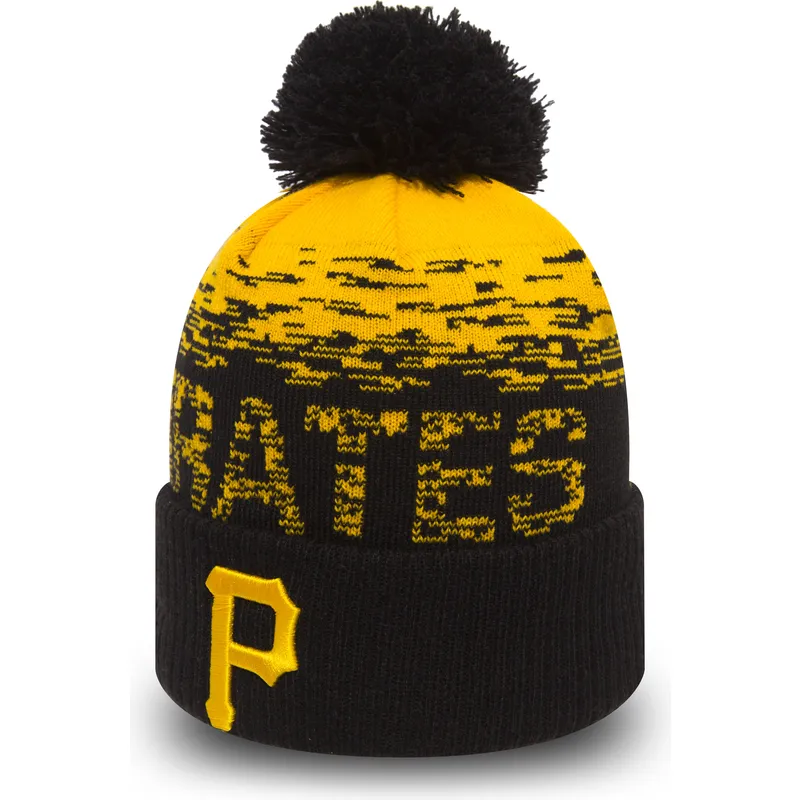 czapki-pompon-zolty-cuff-knit-sport-pittsburgh-pirates-mlb-new-era