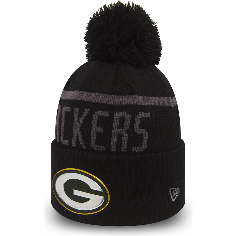 czapki-pompon-czarny-cuff-knit-coll-green-bay-packers-nfl-new-era czapki-pompon-czarny-cuff-knit-coll-green-bay-packers-nfl-new-era