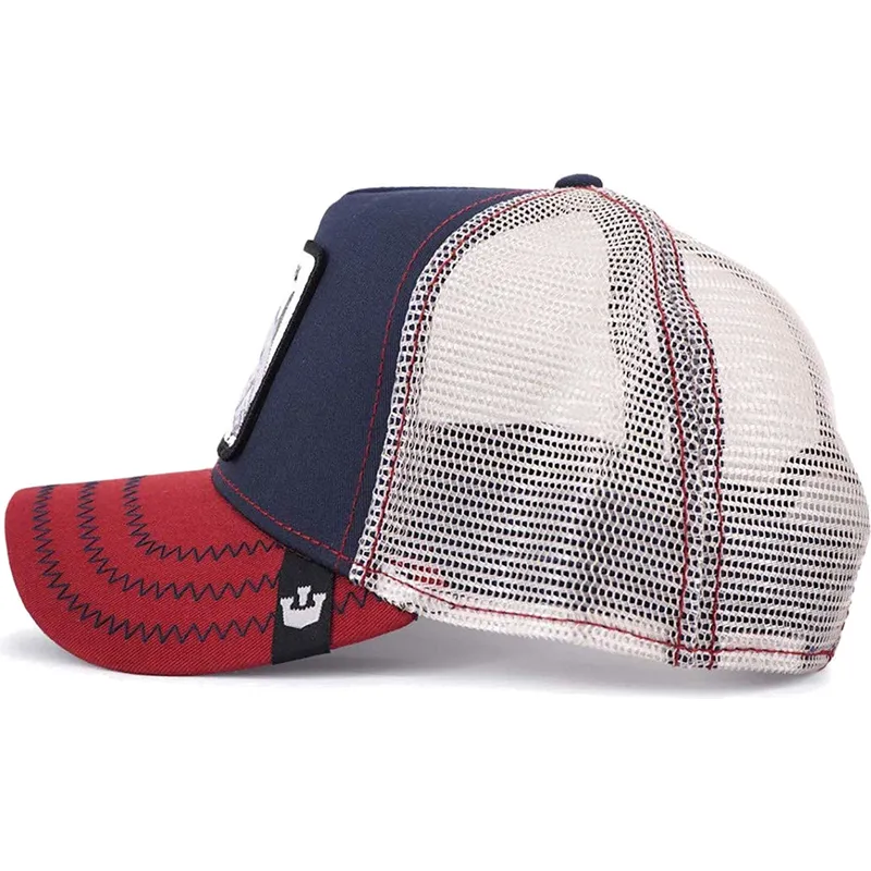 czapki-curva-granatowy-snapback-the-farm-de-goorin-bros