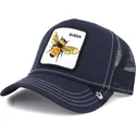 czapki-curva-granatowy-snapback-the-farm-de-goorin-bros