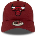 czapki-curva-czerwony-tasma-regulowana-trucker-shadow-tech-a-frame-chicago-bulls-nba-new-era