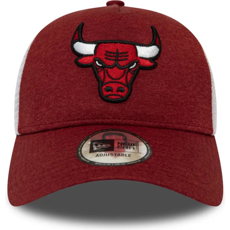 czapki-curva-czerwony-tasma-regulowana-trucker-shadow-tech-a-frame-chicago-bulls-nba-new-era