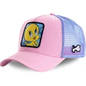 czapki-curva-roz-snapback-tweety-looney-tunes-capslab