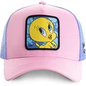 rozowo-niebieska-czapka-trucker-z-tweety-twe1-looney-tunes-od-capslab