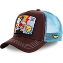 czapki-curva-brazowy-snapback-sylwester-i-tweety-looney-tunes-capslab