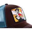 czapki-curva-brazowy-snapback-sylwester-i-tweety-looney-tunes-capslab