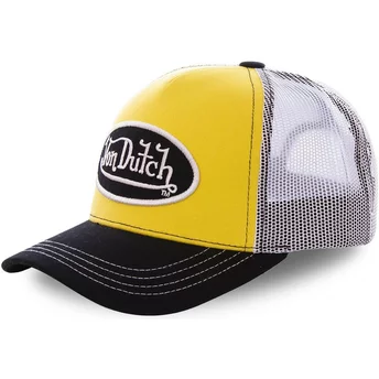 Czapka trucker żółta, biała i czarna COL YEL Von Dutch
