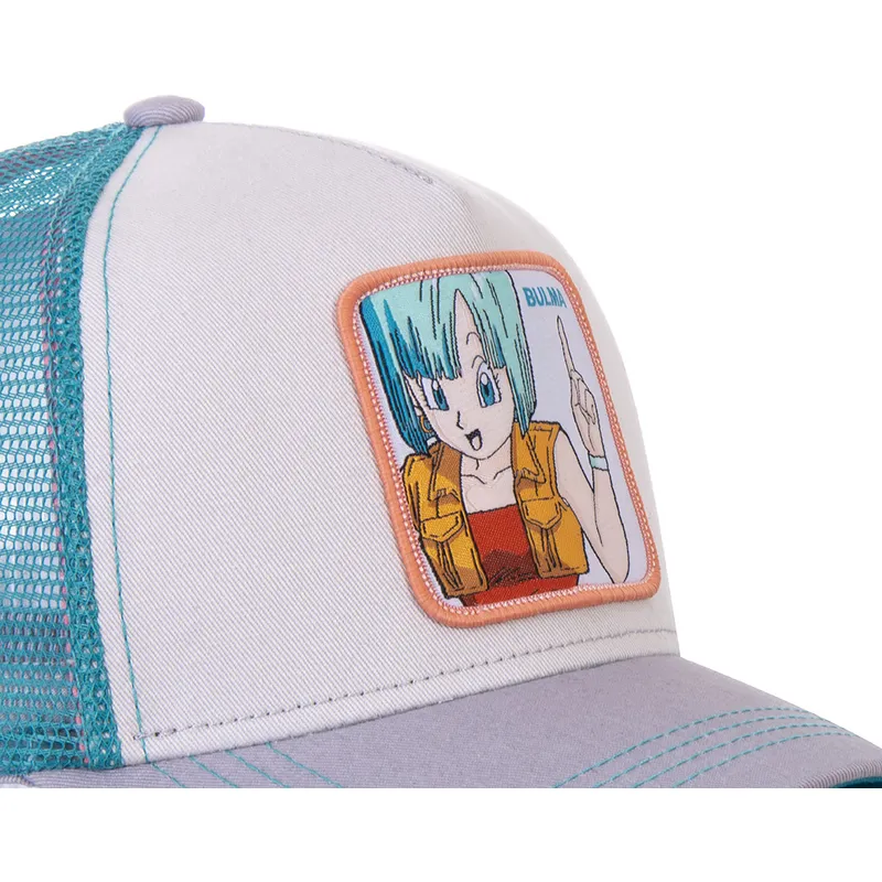 czapki-curva-bialy-snapback-bulma-dragon-ball-capslab czapki-curva-bialy-snapback-bulma-dragon-ball-capslab
